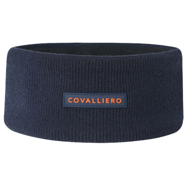 Covalliero Gebreide hoofdband AH26 Donker marineblauw