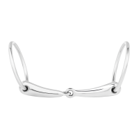 Mors de filet creux pour poney brisure simple Waldhausen