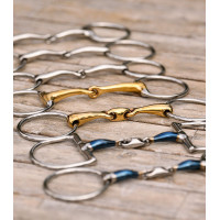 Mors de filet creux pour poney brisure simple Waldhausen