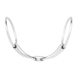 Mors de filet ergonomique brisure double Waldhausen
