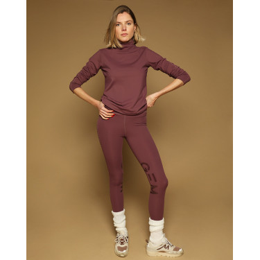 Legging Manhattan GEM Lie de vin Bordeaux