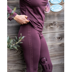 Legging Manhattan GEM Lie de vin Bordeaux