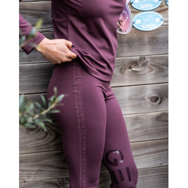 Legging Manhattan GEM Lie de vin Bordeaux