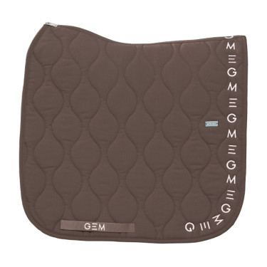 Tapis Essentiel Dressage GEM Tiramisu / logo écru Gris