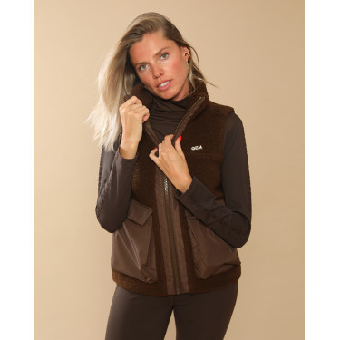 Veste molletonée Charlie GEM Chocolat Marron