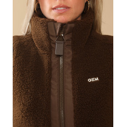 Veste molletonée Charlie GEM Chocolat Marron