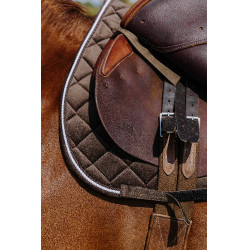 Tapis de selle d'équitation en velours Riding World