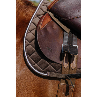 Tapis de selle d'équitation en velours Riding World