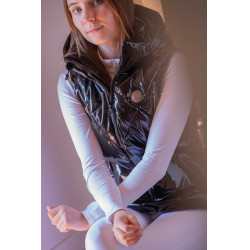 Dames bodywarmer paardrijden Pénélope Mélina – zwart Dames bodywarmer paardrijden Pénélope Mélina – zwart