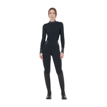 Dames technische trainingspolo met strass Equestro