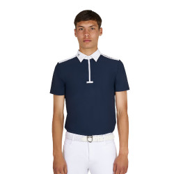 Polo homme concours coupe slim manches courtes Equestro homme