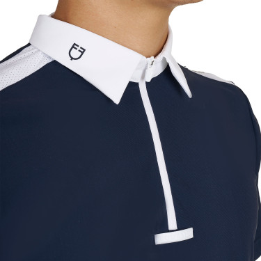 Polo homme concours coupe slim manches courtes Equestro homme
