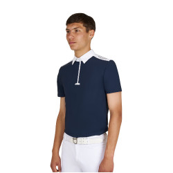 Polo homme concours coupe slim manches courtes Equestro homme