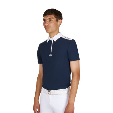 Polo homme concours coupe slim manches courtes Equestro homme