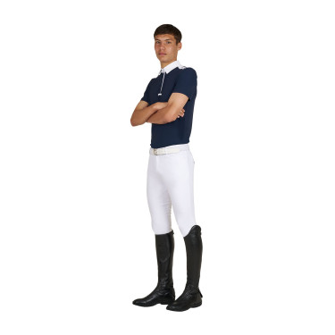 Polo homme concours coupe slim manches courtes Equestro homme