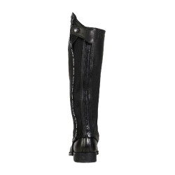 Mini-chaps unisexe en cuir avec liseré contrasté New Equestro