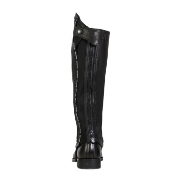 Mini-chaps unisexe en cuir avec liseré contrasté New Equestro