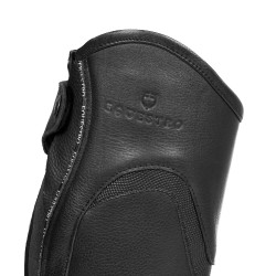 Mini-chaps unisexe en cuir avec liseré contrasté New Equestro