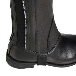 Mini-chaps unisexe en cuir avec liseré contrasté New Equestro