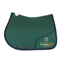 Tapis de saut avec logo brodé Equestro X Fise 100