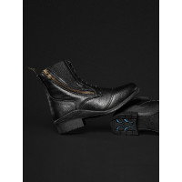 Boots d’équitation à zip latéral Veganza Mountain Horse Noir