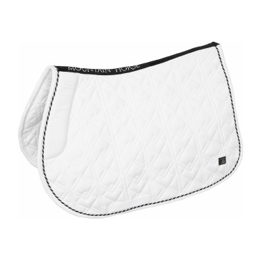 Tapis de selle Mountain Horse Blanc