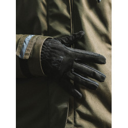 Leren handschoen met fleecevoering Mountain Horse