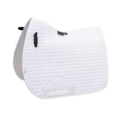 Tapis de selle en coton Arma Deluxe Blanc