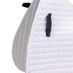 Tapis de selle en coton Arma Deluxe Blanc