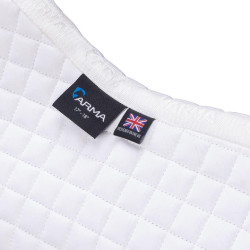Tapis de selle en coton Arma Deluxe Blanc