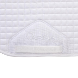 Tapis de selle en coton Arma Deluxe Blanc