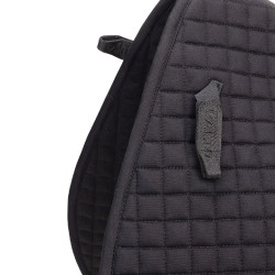 Tapis de selle en coton Arma Deluxe Noir