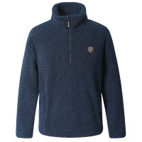 Sweat maille Teddy Covalliero AH26 femme Marine foncé Bleu