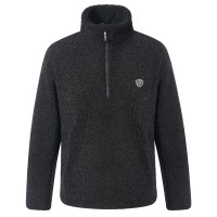 Covalliero Teddy-breisel sweater AH26 dames Zwart