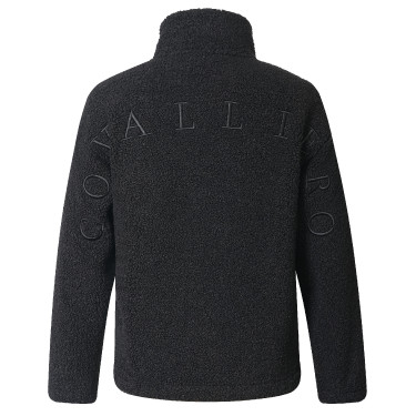Covalliero Teddy-breisel sweater AH26 dames Zwart