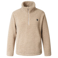 Sweat maille Teddy Covalliero AH26 femme Beige