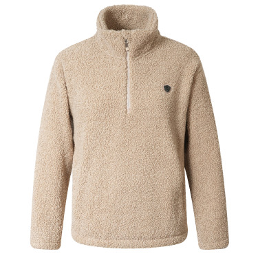 Covalliero Teddy-breisel sweater AH26 dames Beige