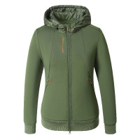 Veste capuche Covalliero AH26 Femme Vert forêt
