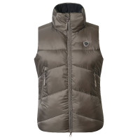 Covalliero Bodywarmer AH26 Dames Melkchocolade Grijs