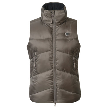 Veste sans manches Covalliero Bodywarmer AH26 Femme Milky chocolate Gris