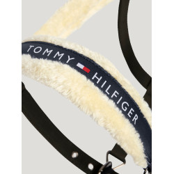Halster en leadrope Tommy Hilfiger Equestrian Yale met bont Groen camo