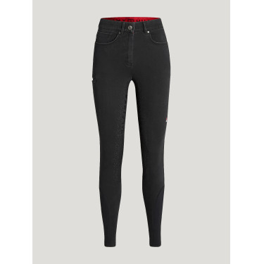 Pantalon d'équitation Tommy Hilfiger Equestrian en jean Hope femme Noir Pantalon d'équitation Tommy Hilfiger Equestrian en jean Hope femme Noir