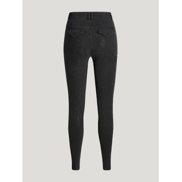 Pantalon d'équitation Tommy Hilfiger Equestrian en jean Hope femme Noir Pantalon d'équitation Tommy Hilfiger Equestrian en jean Hope femme Noir