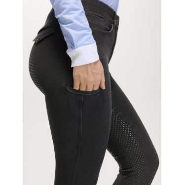 Pantalon d'équitation Tommy Hilfiger Equestrian en jean Hope femme Noir Pantalon d'équitation Tommy Hilfiger Equestrian en jean Hope femme Noir