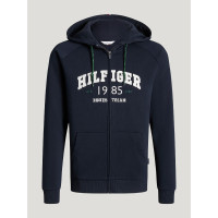 Sweat à capuche zippé Parker homme Tommy Hilfiger Equestrian Desert sky Bleu Sweat à capuche zippé Parker homme Tommy Hilfiger Equestrian Desert sky Bleu