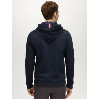 Parker heren zip-up hoodiejas Tommy Hilfiger Equestrian Woestijnlucht Blauw