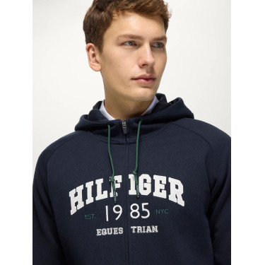 Sweat à capuche zippé Parker homme Tommy Hilfiger Equestrian