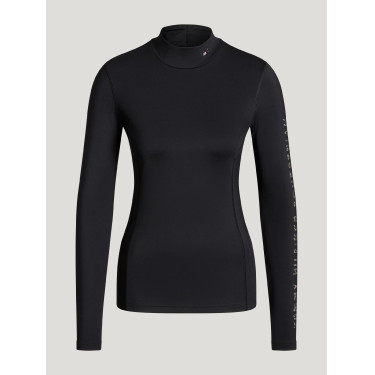 Amelie Dames Rhinestone Hoge Hals Baselayer Tommy Hilfiger Equestrian