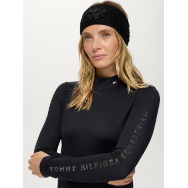 Amelie Dames Rhinestone Hoge Hals Baselayer Tommy Hilfiger Equestrian