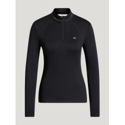 Baselayer Cady femme 1/4 Zip Rhinestone Tommy Hilfiger Equestrian